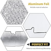 Vista 3 de Parasol para parabrisas, protector térmico para ventana de Chevrolet Camaro 2010-2015