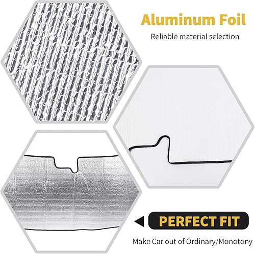 Miniatura 3 de Parasol para parabrisas, protector térmico para ventana de Chevrolet Camaro 2010-2015