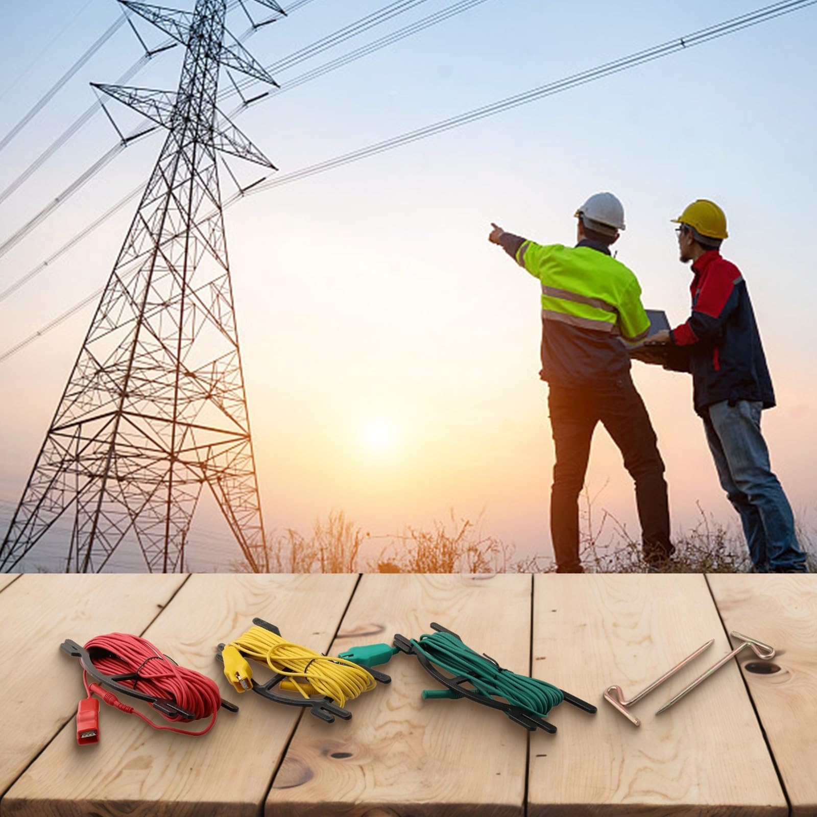 Tester digitale di resistenza al suolo DY4100 Megohmmetro Misuratore di resistività del suolo per elettricisti Sistemi di alimentazione Ferrovia e Petrolio Ispezione Strumento di controllo della messa