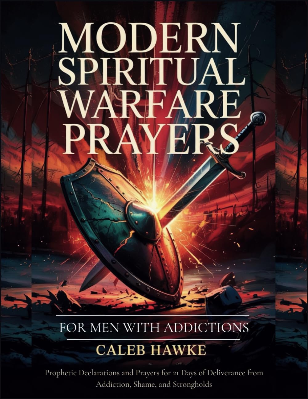 Modern Spiritual Warfare Prayers for Men with Addictions: Prophetic Declarations and Prayers for 21 Days of Deliverance from Addiction, Shame, and Strongholds