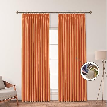 Bolonia Curtains for Bedroom Luxury Linen Curtains Living Room Blackout Window Curtains Drapes Thermal Insulated Curtains 1 Panel