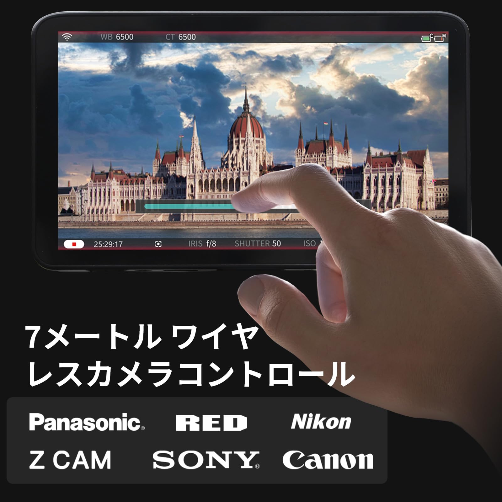 Amazon.co.jp: Portkeys LS7P 7インチ カメラ モニター 1000nit タッチ