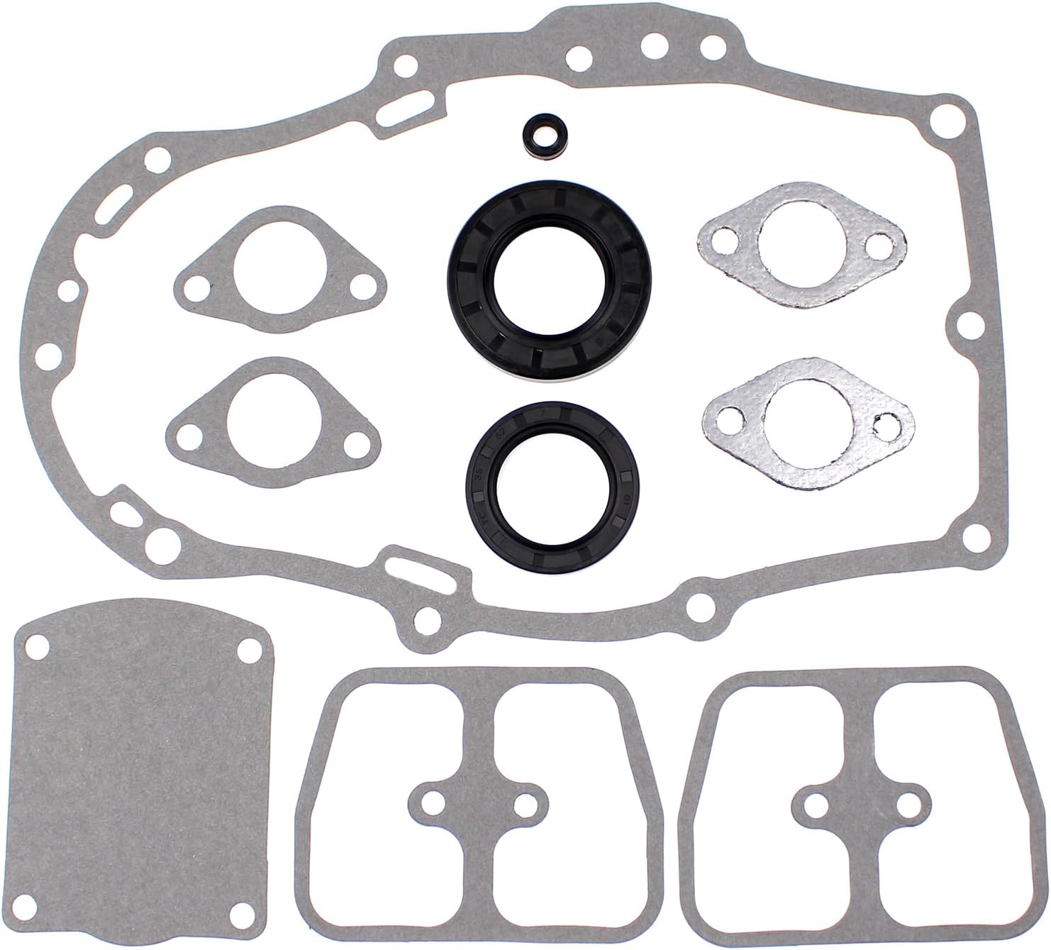 ApplianPar Crankcase Breather PCV Rocker Gasket Set and Oil Seals O Ring for Kawasaki FH721V Engine