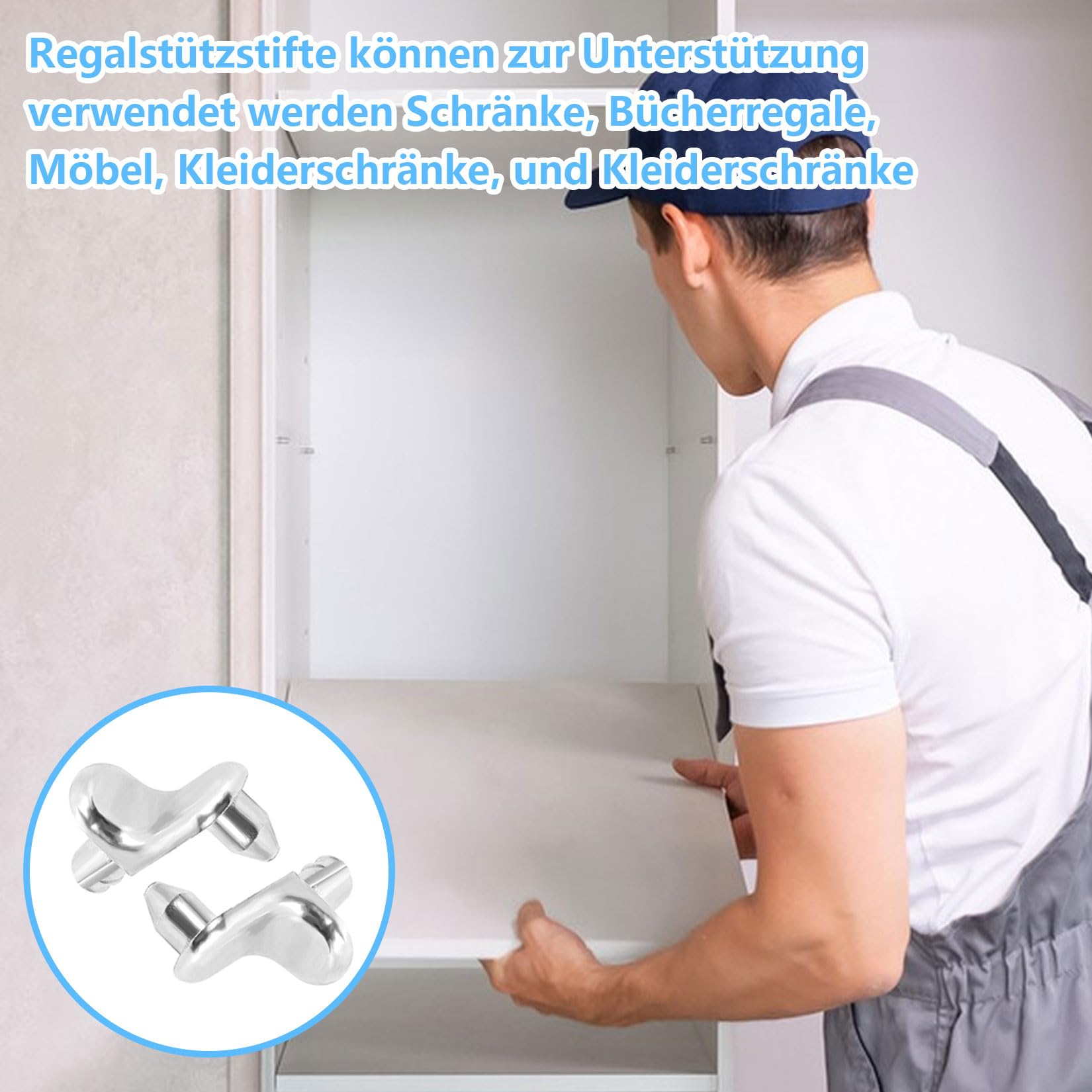 10 Perni Di Supporto In Acciaio Inox 316L Da 5x55 Mm – Resistenti Alla Corrosione, Perfetti Per Mensole E Mobili!