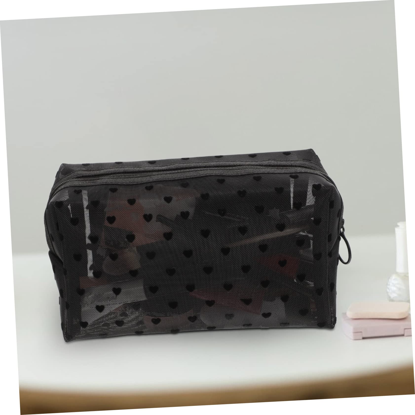 Ipetboom 9pezzi Borsa Cosmetici Trasparente e Leggera Trousse Viaggio Per Toilette e Bellezza Per Uso Quotidiano e Viaggi Design Semplice e Pratico