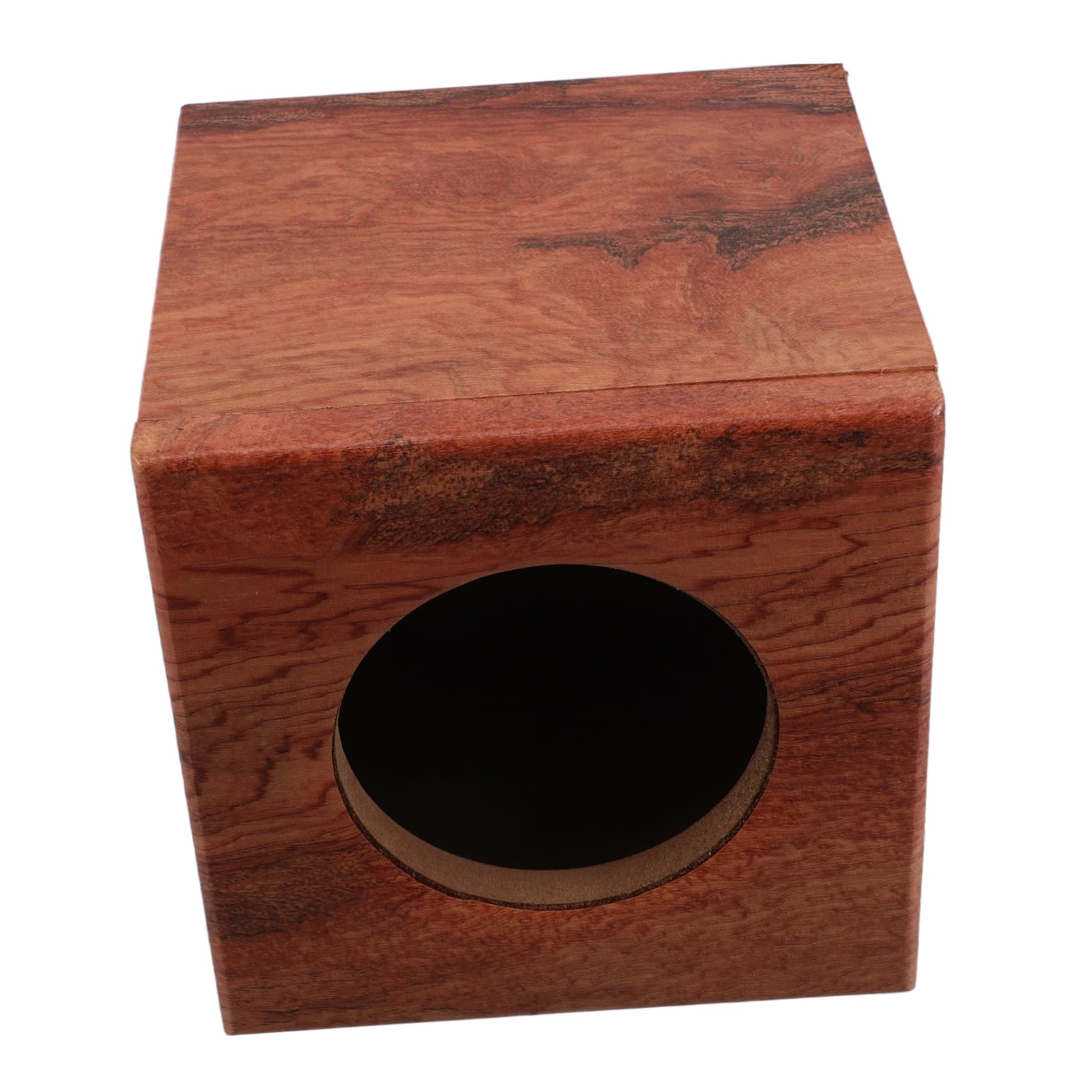 Cassa per Altoparlanti Elegante Design a Righe in Legno da 4 Pollici Resistente alle Vibrazioni e Riduce la Distorsione per Sistemi Audio Auto per Viaggi