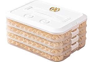 LOEZ Cookie Carrier: Preserve Freshness with Stackable 4-Layer Storage