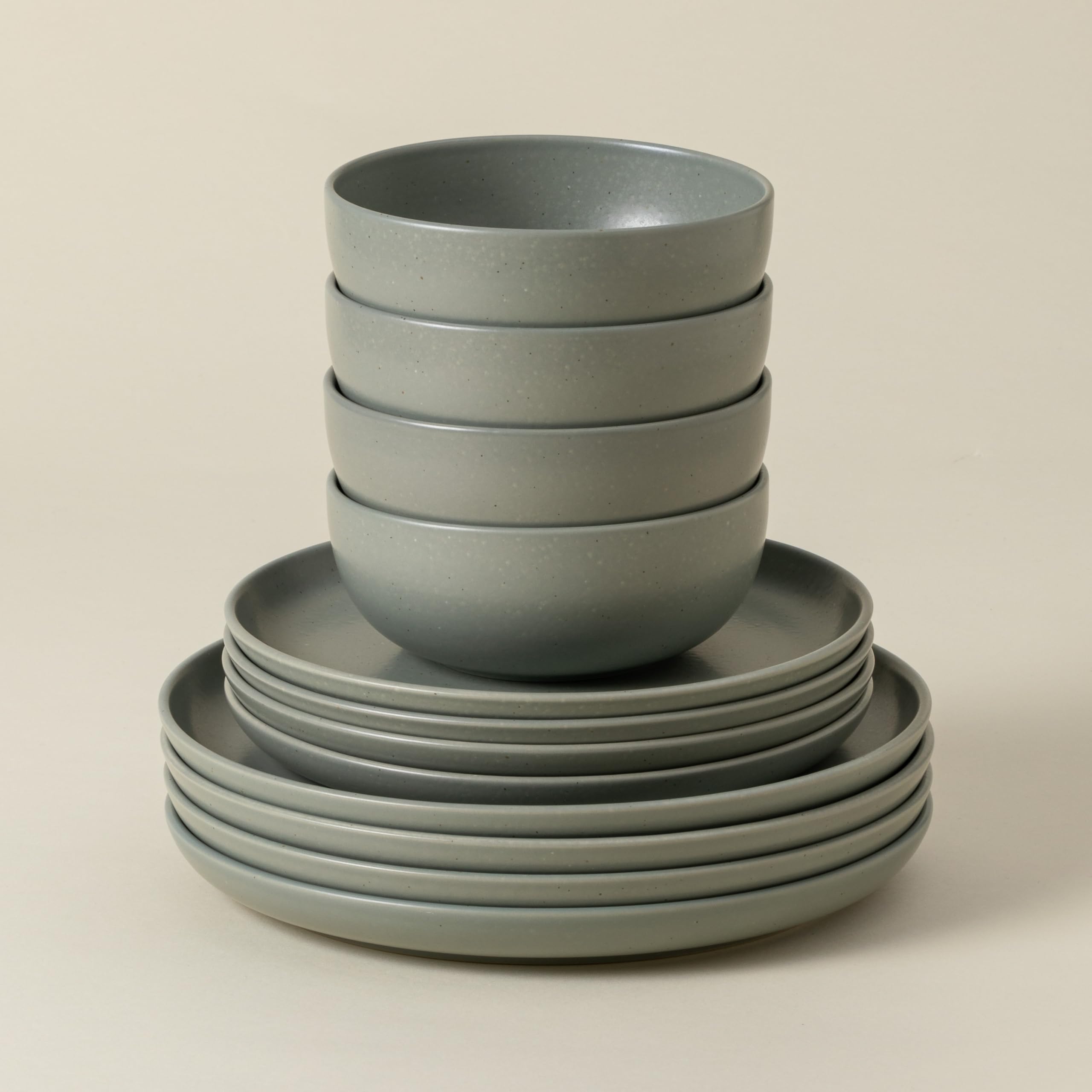 Amazon.com | Casafina 12 Piece Stoneware Place Setting, Pacifica