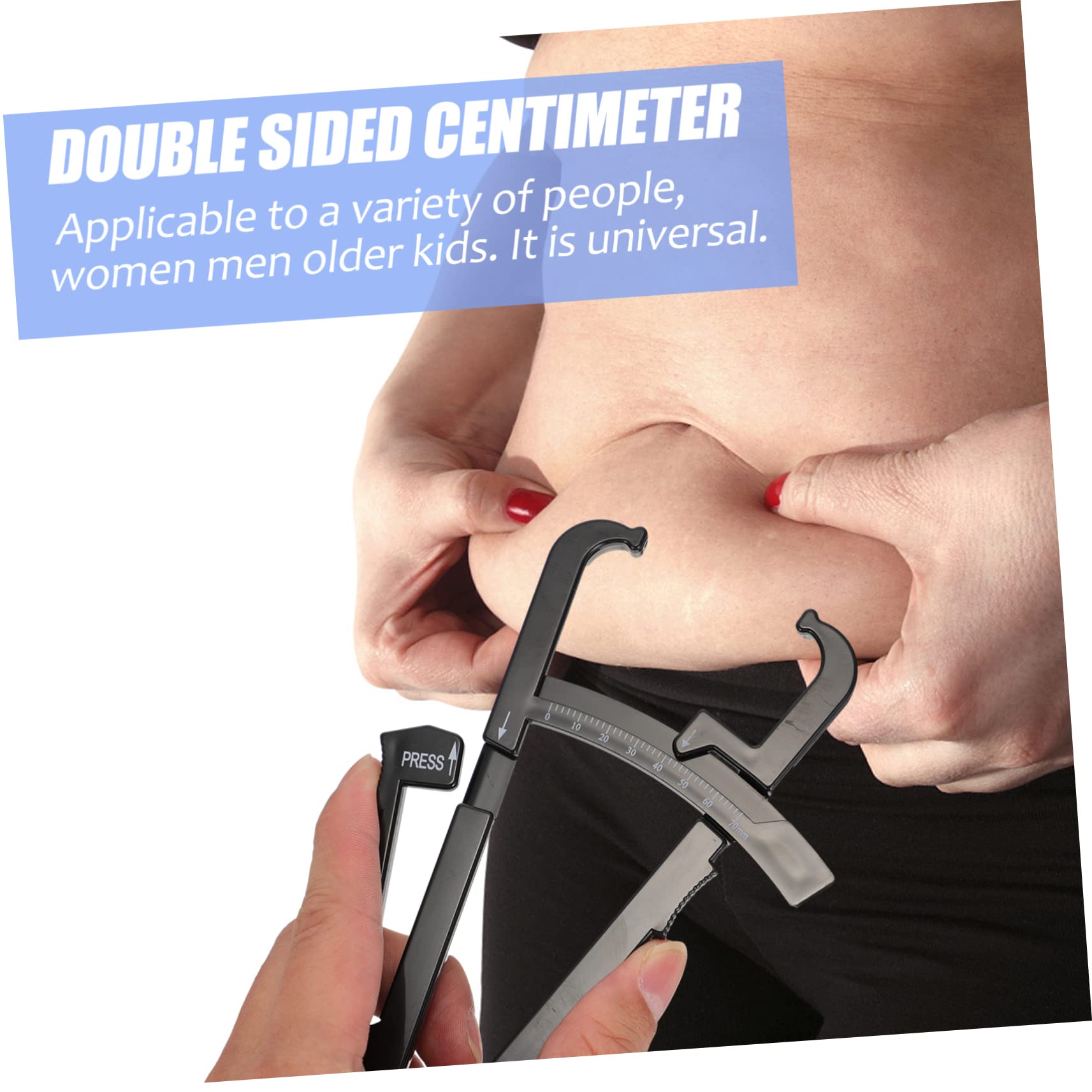 minkissy 8pezzi Per Misurazione Del Grasso Corporeo Strumento Per Bmi e Misurazioni Del Corpo Set Plicometro Fitness e Nutrizione