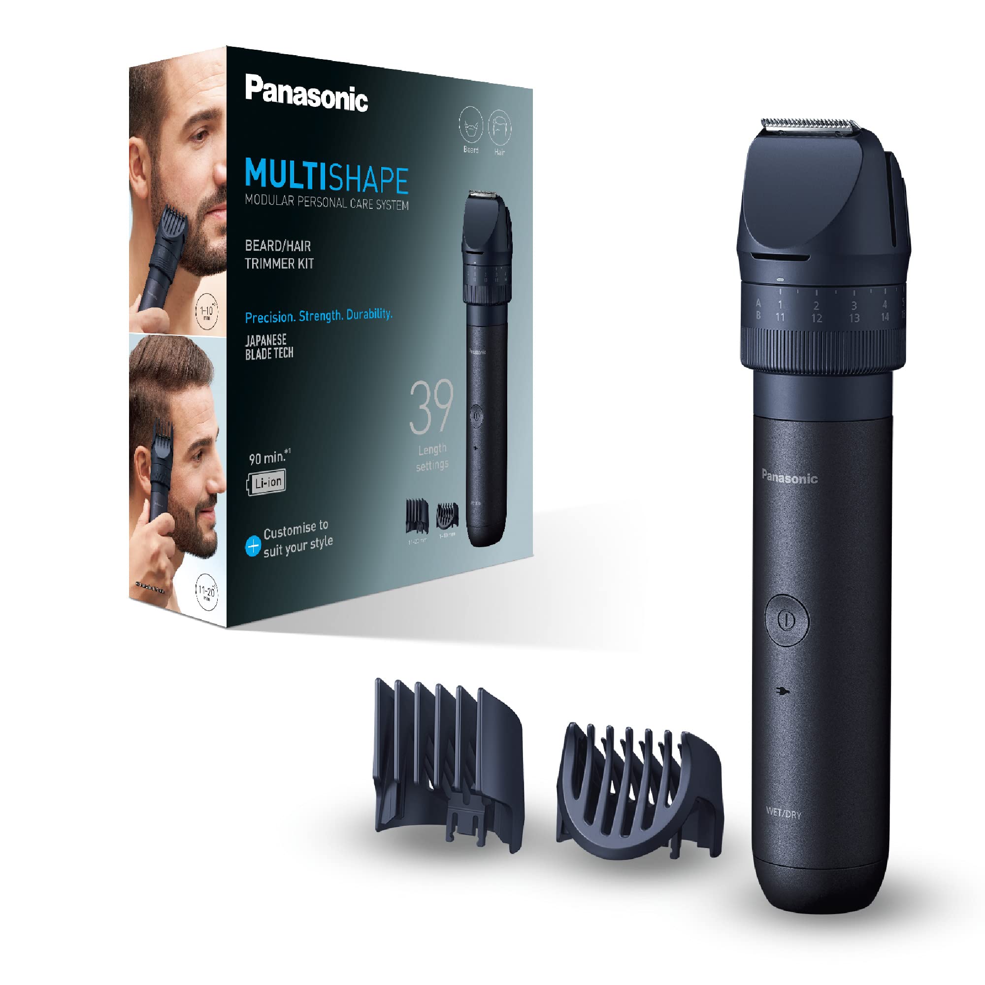 Panasonic MULTISHAPE - système modulaire de soins corps, cheveux et visage - ER-CKL1 : Kit unité principale étanche & MULTISHAPE – système modulaire de soins corps, cheveux et visage