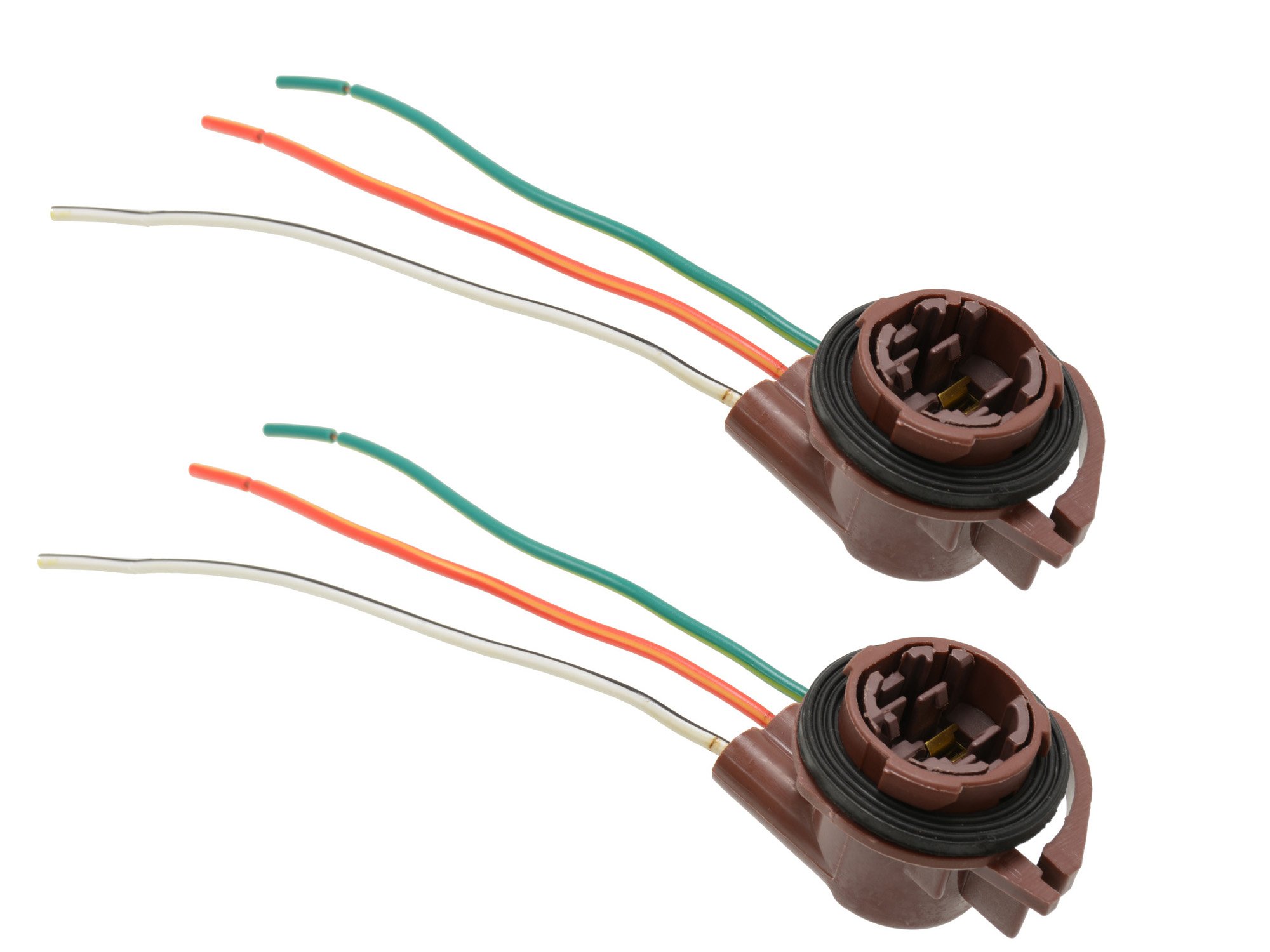 269 Motorsports Turn Signal Brake Tail Light Wire Harness/Fits 3157 4157 Type Socket LED Bulbs