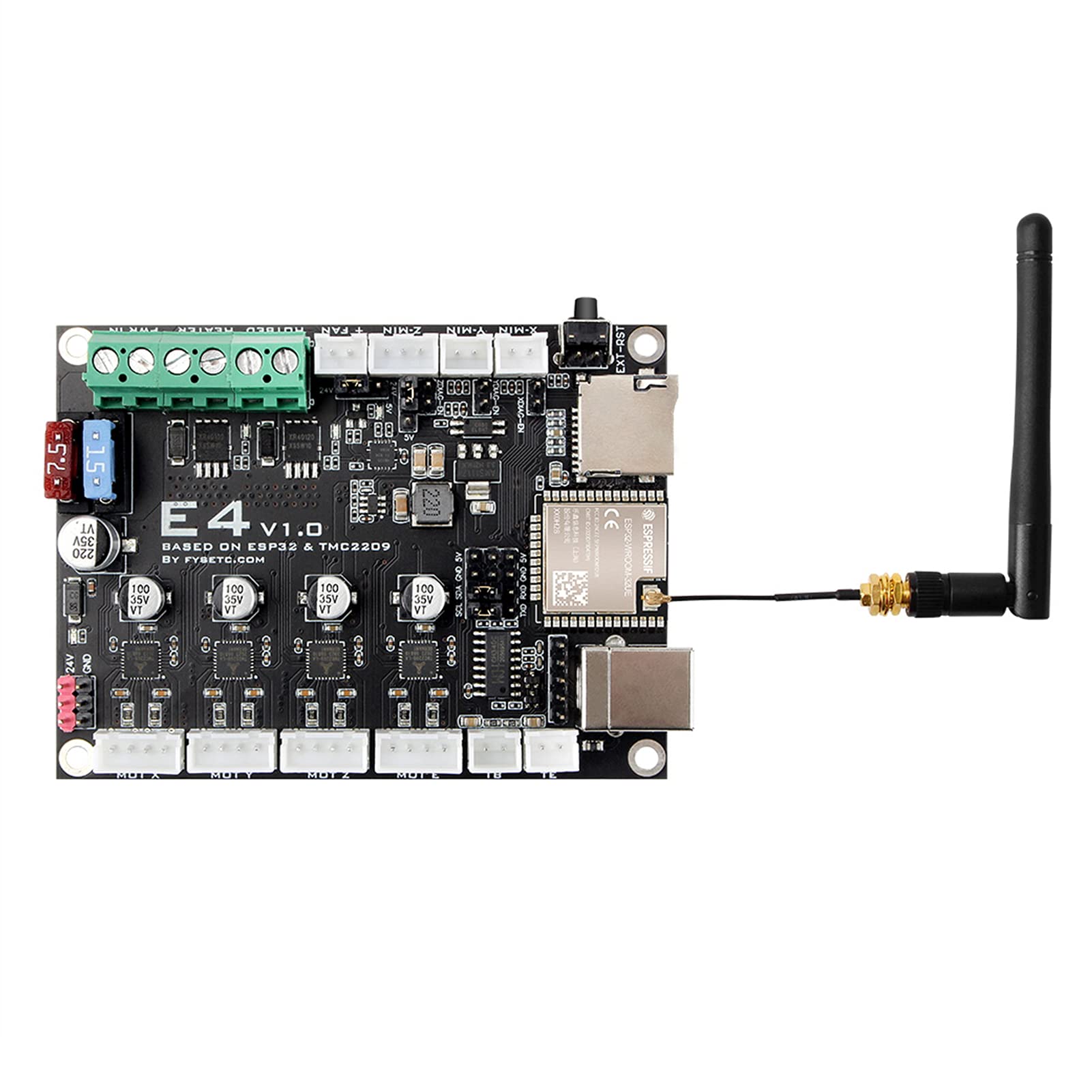 Buy E4 V1.0 Board Based on ESP32 & TMC2209 Minimal 3D Printer Control Board Builtin WiFi and BT