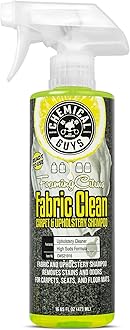 Foaming Citrus Fabric Clean Carpet & Upholstery Cleaner - Car Carpet Cleaner Spray for Seats and Floor Mats, Removes Stains &Odors, Safe for Cars, Home and Office, 16 oz Citrus Scent