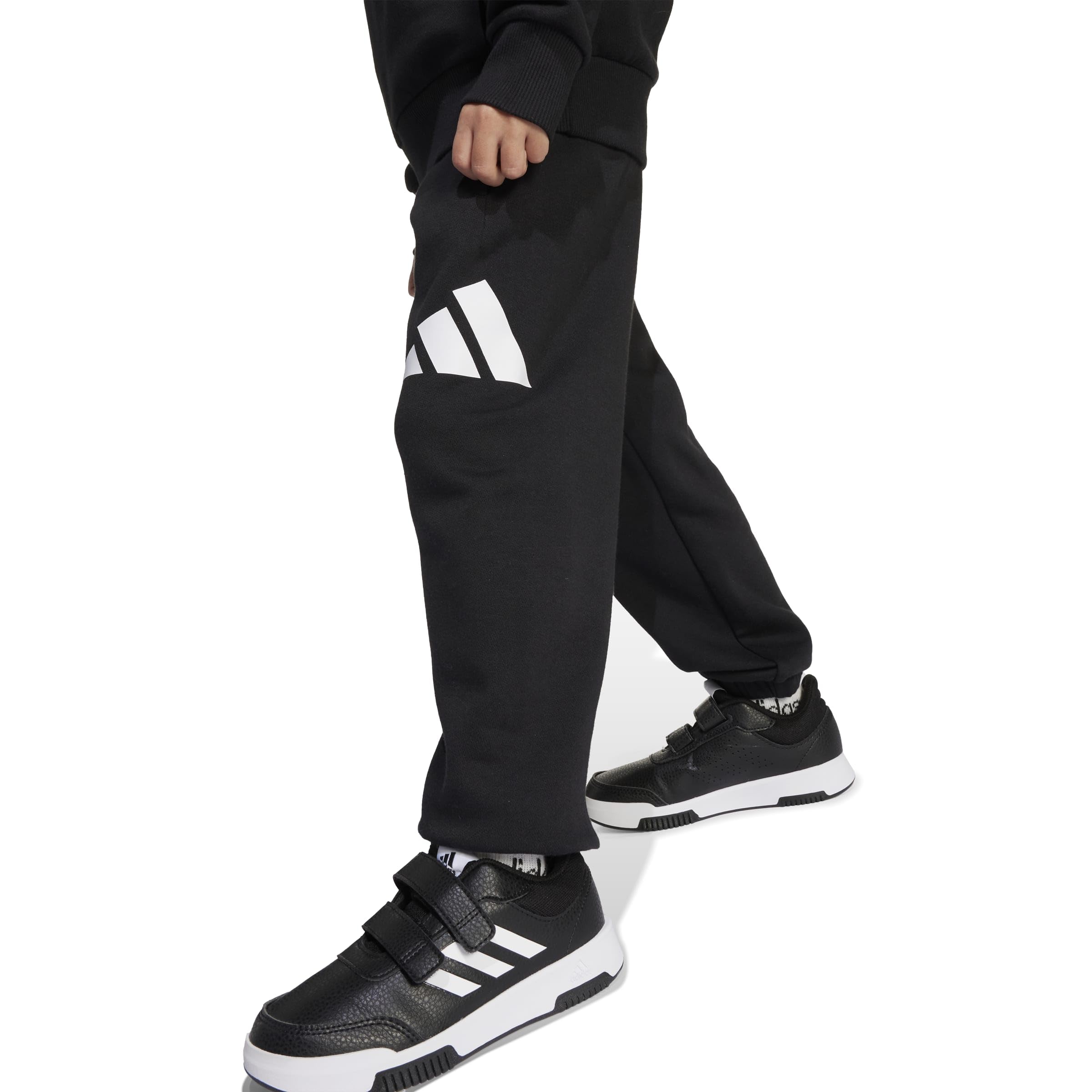 adidas Uniseks - dzieci Essentials Jogger Track Suit, black/white, 4-5 Years