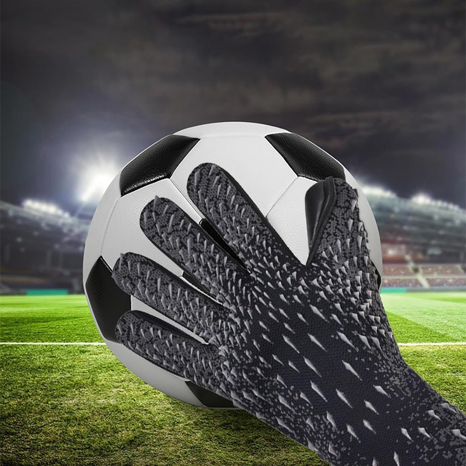 Torwarthandschuhe Kinder, Jungen Trainingshandschuhe, Doppeltem Schutz, Stärken Grip und rutschfeste