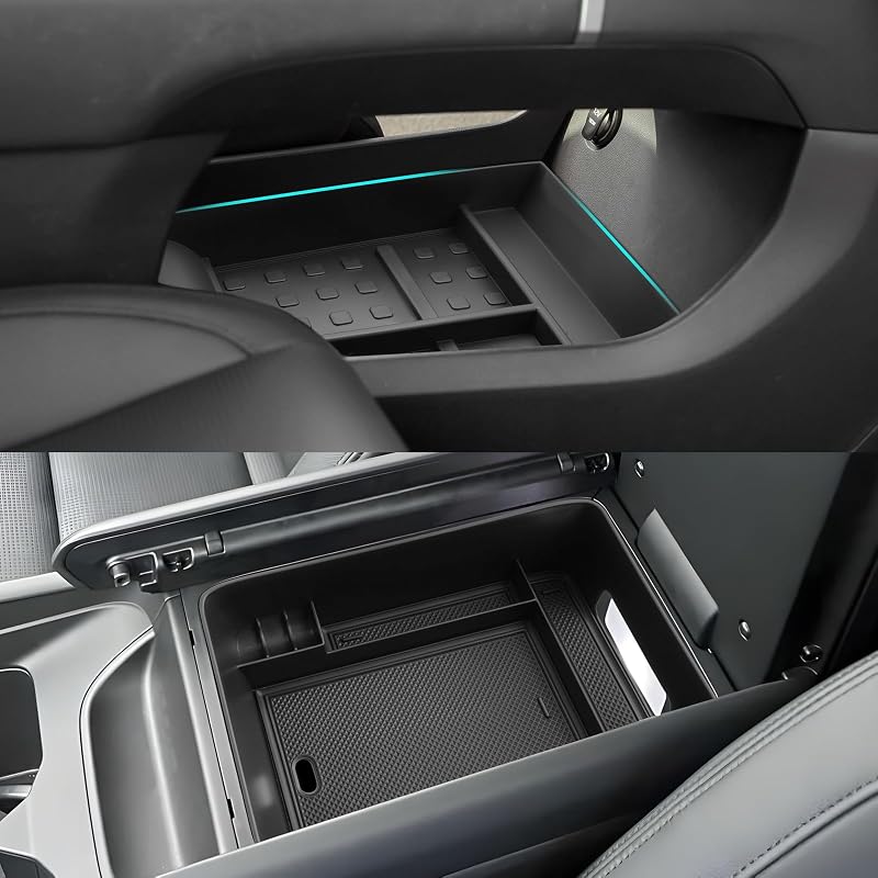 Organizador inferior do console central SHAOHAO para Hyundai Santa Fe 2024 a 2026 – Bandeja