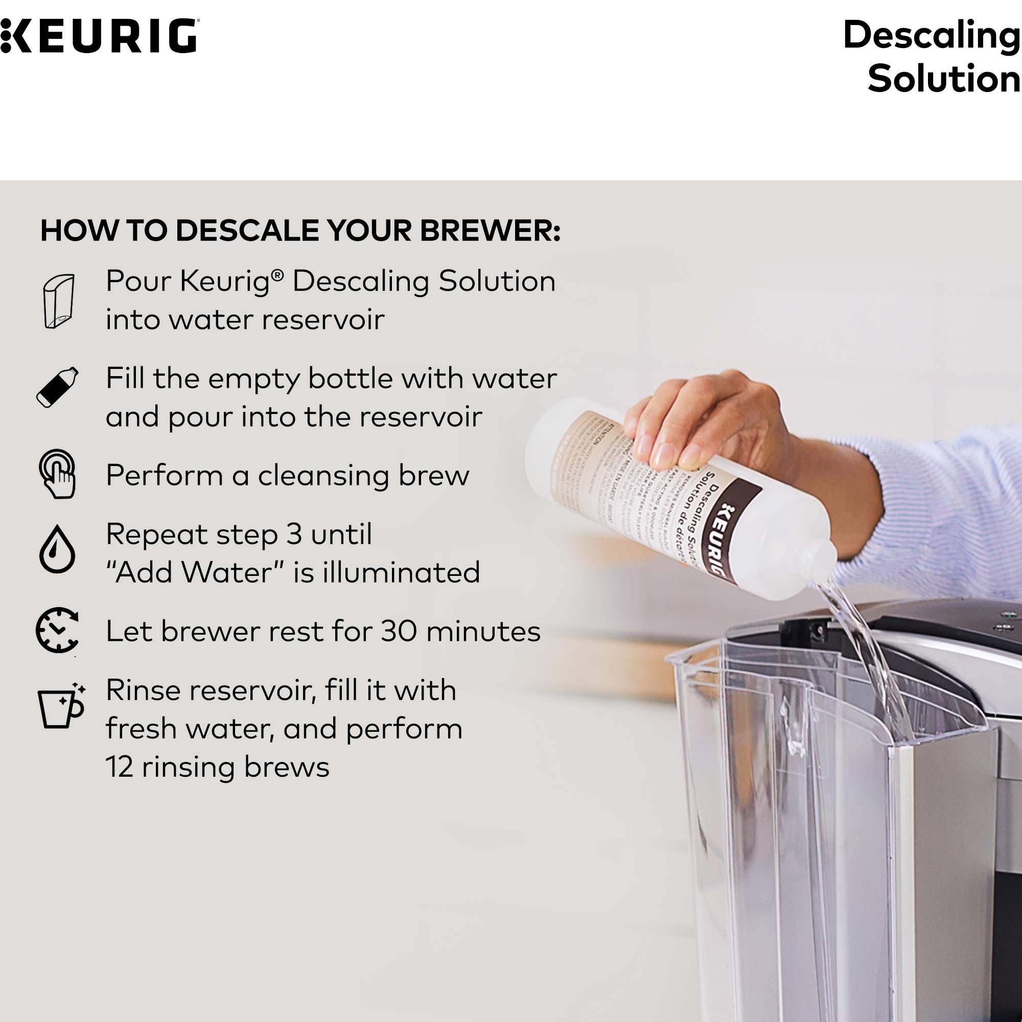 Clean Keurig Coffee Machine Keurig Mini Descaling Instructions To