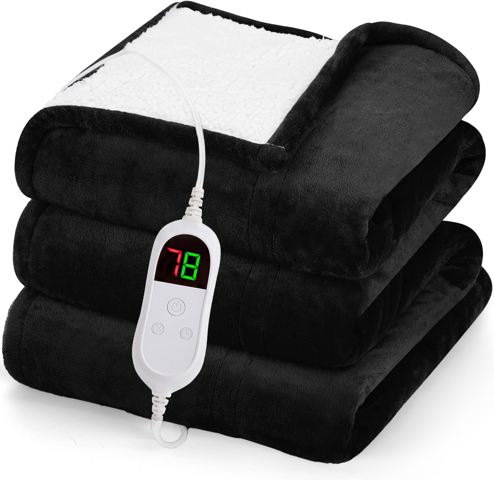 greenoak Heated Blanket Electric Throw Heating 50"X60",Gifts for Women