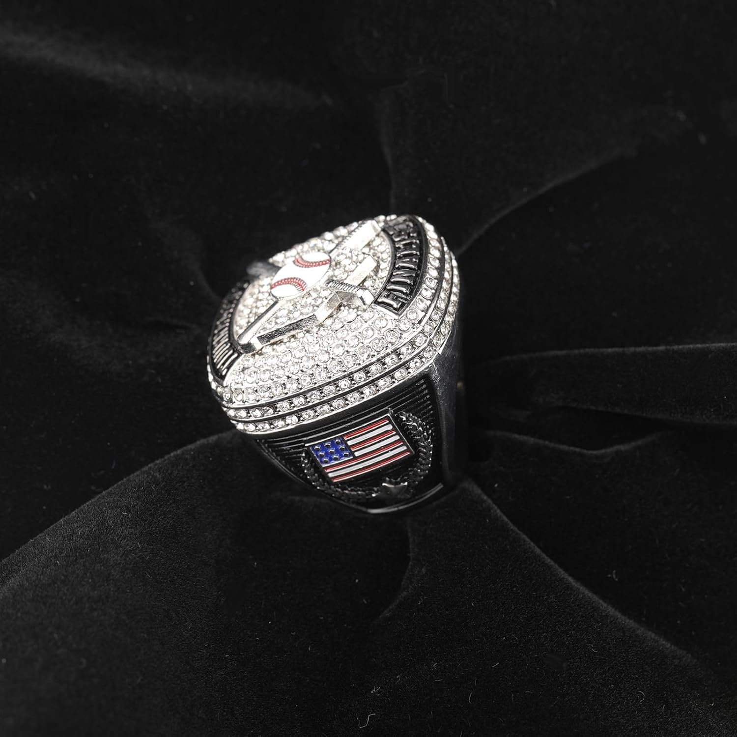 12 pcs Pack Baseball Home Plate Championship Trophy Ring Award Gift for Tournament Teams palyers Awards Size 9.5 Gold, Silver, Bronze Color