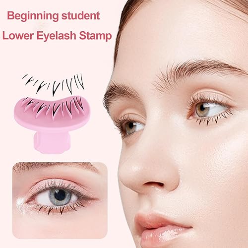 Miniatura 2 de Sello de pestañas, sello de pestañas inferiores, sello delineador de ojos de silicona para pestañas inferiores para principiantes, repetible y fácil