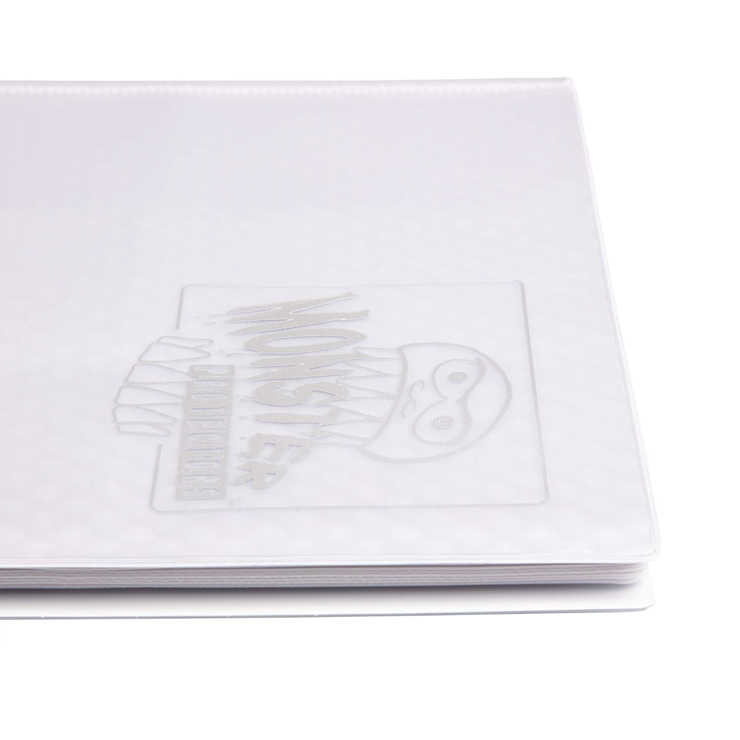 Best Quality 🔥 Monster Binder - 9 Pocket Trading Card Album - Holofoil White w White Pages - Holds 360 Yugioh, Magic, and Pokemon Cards