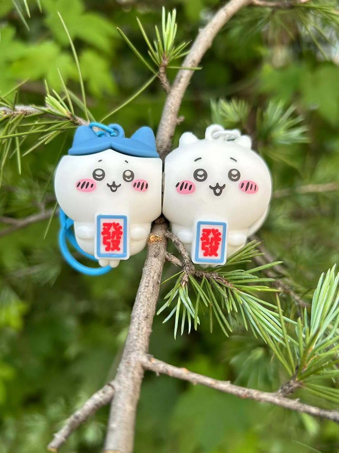 Key Chain CHIWA 2 PACK, Couple keychian best gifts for him for her, chiwa and hachi keychain, magnetic pair of chiiwa and hachi - Image 4