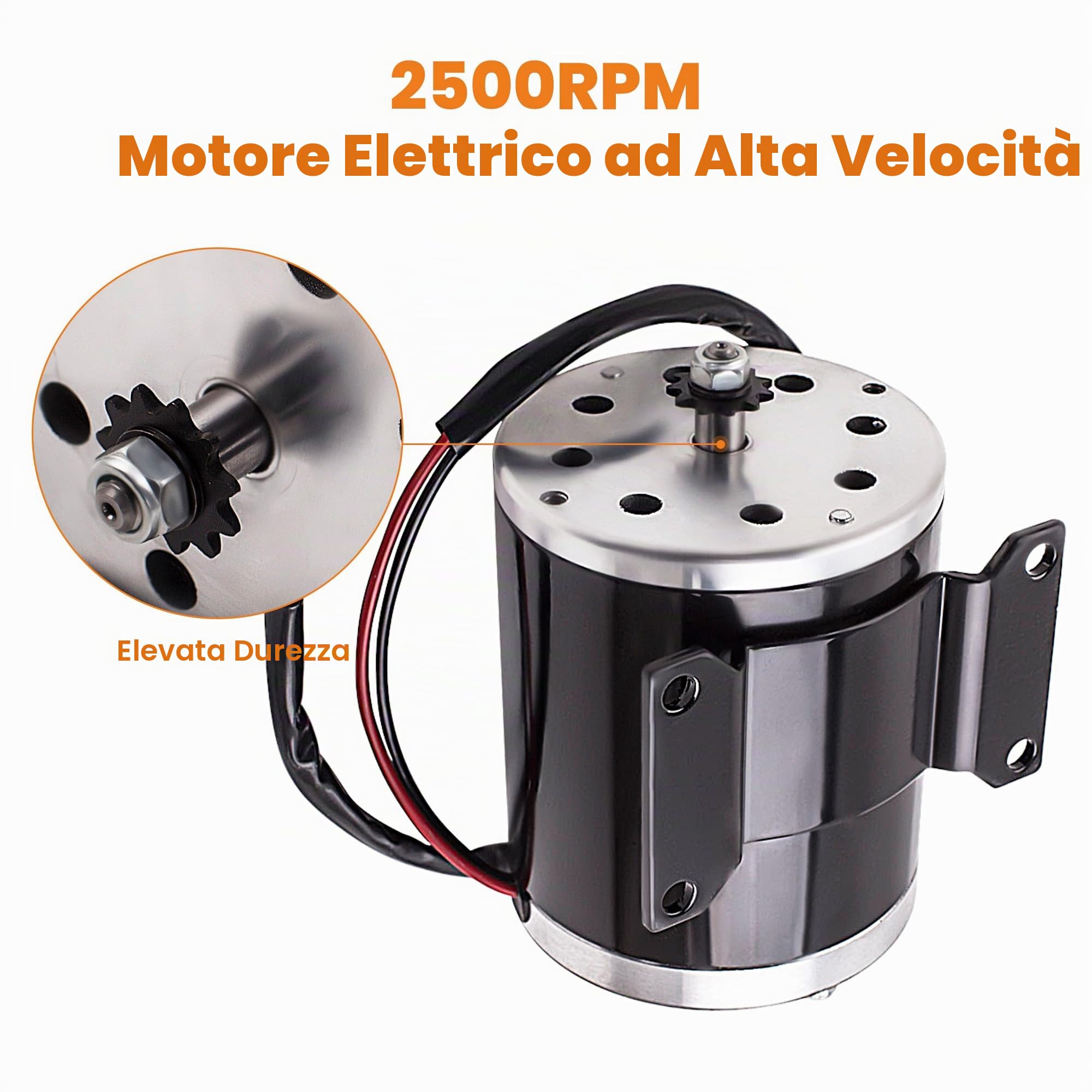 maXpeedingrods DC Motor E-Scooter Scooter Elettrico Motore con supporto Motore elettrico
