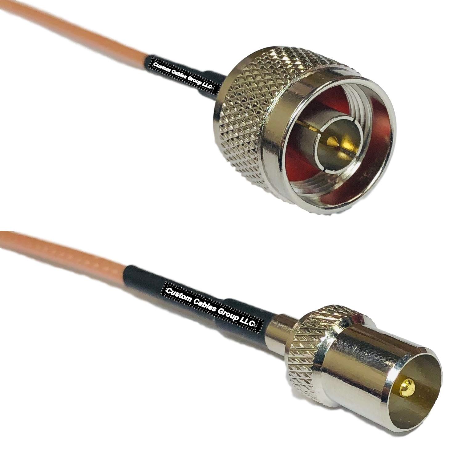 1 feet RG316 N Male to DVB TV Pal Male RF Pigtail Coaxial Cable