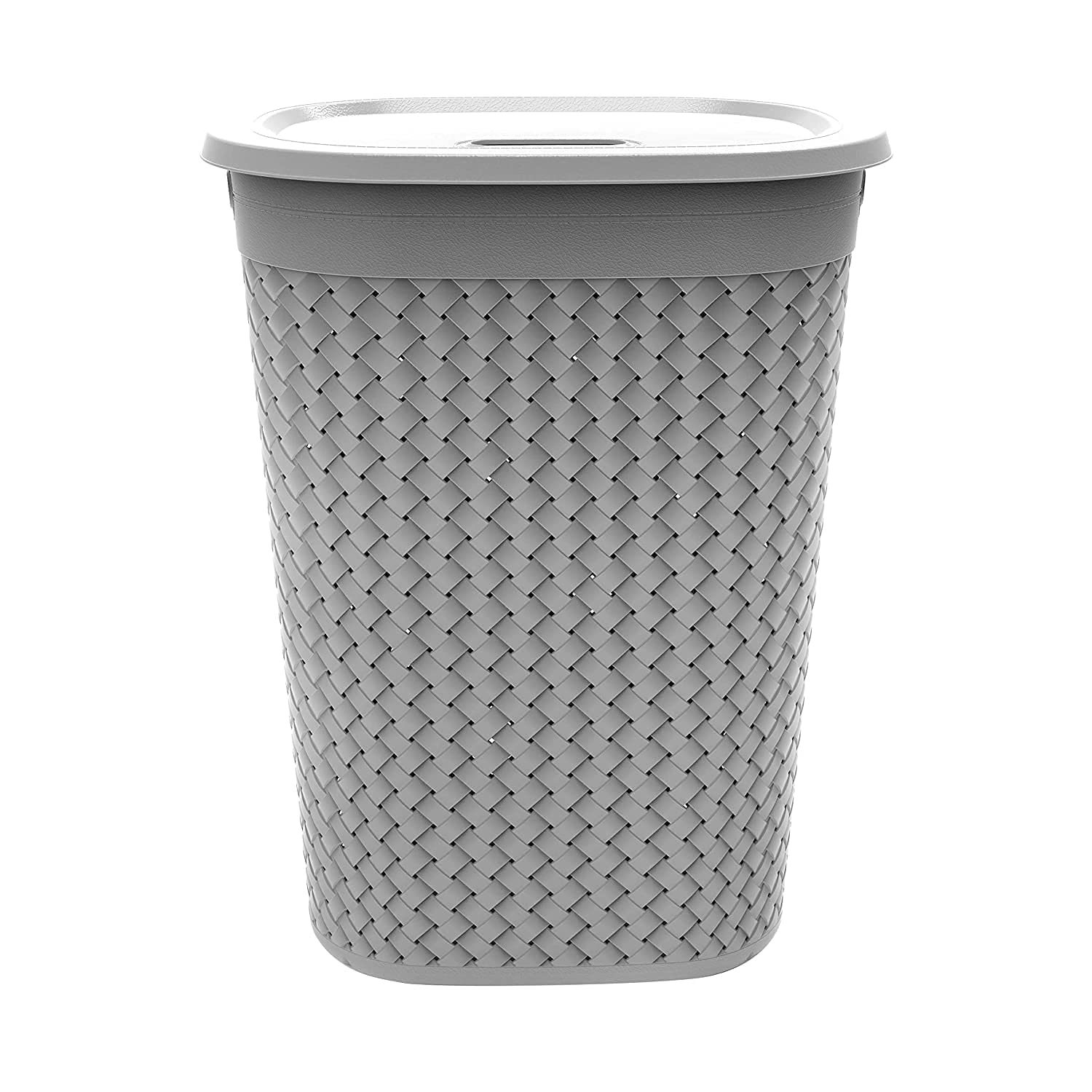 UNBREAKABLE Plastic Laundry Bag/Basket, 55 litres,Grey-image-42