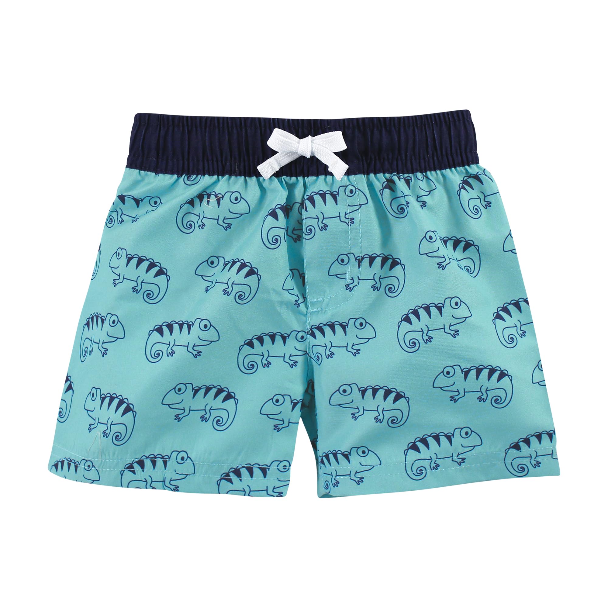 Hudson Baby Unisex Baby Swim Rashguard Set, Chameleon, 3T