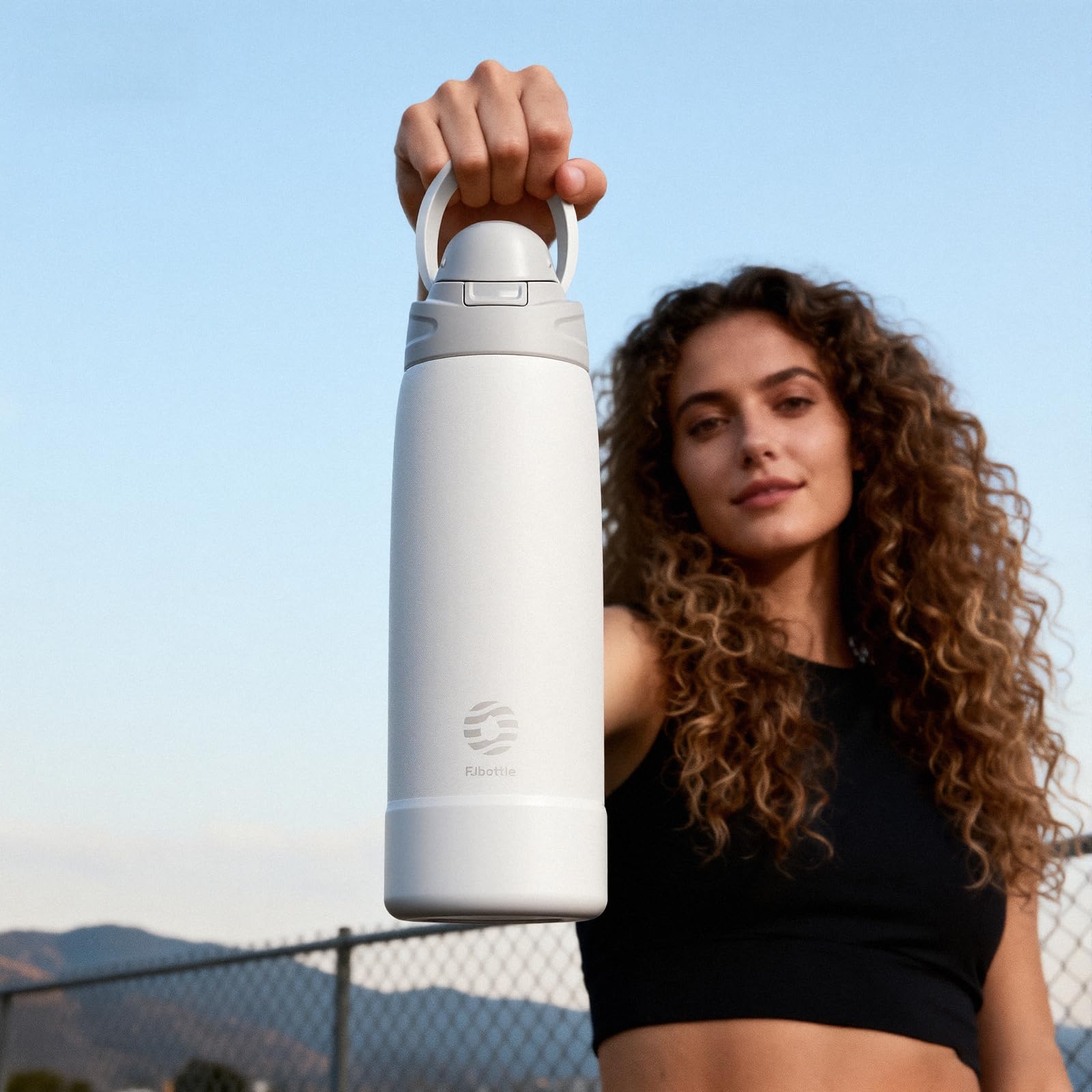 Fjbottle Insulated Water Bottle 1000ml, Leakproof & One-Hand Open, BPA Free Stainless Steel Flask, Keeps Cold 24H - Image 7