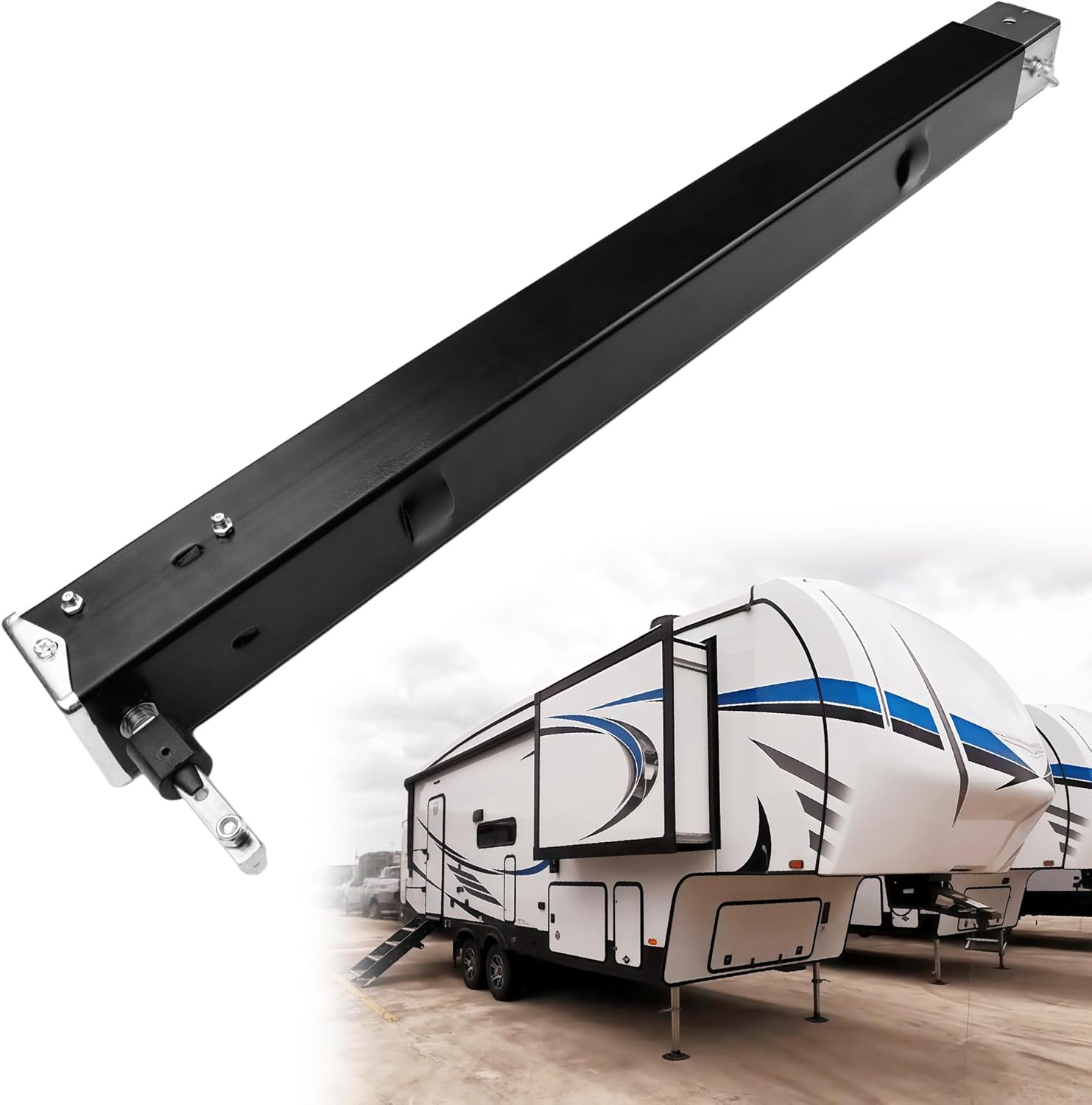 Lead 5th Wheel Landing Gear Drop Leg Compatible with Lippert Venture Universal 29-1/2" Jack for Atwood Stromberg Carlson Systems with Drop Leg and Cage Pin 179013