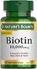 Vitaminas Nature's Bounty Biotina para Cabello, Piel y Uñas, 180 Cápsulas Blandas, Paquete de 1 1