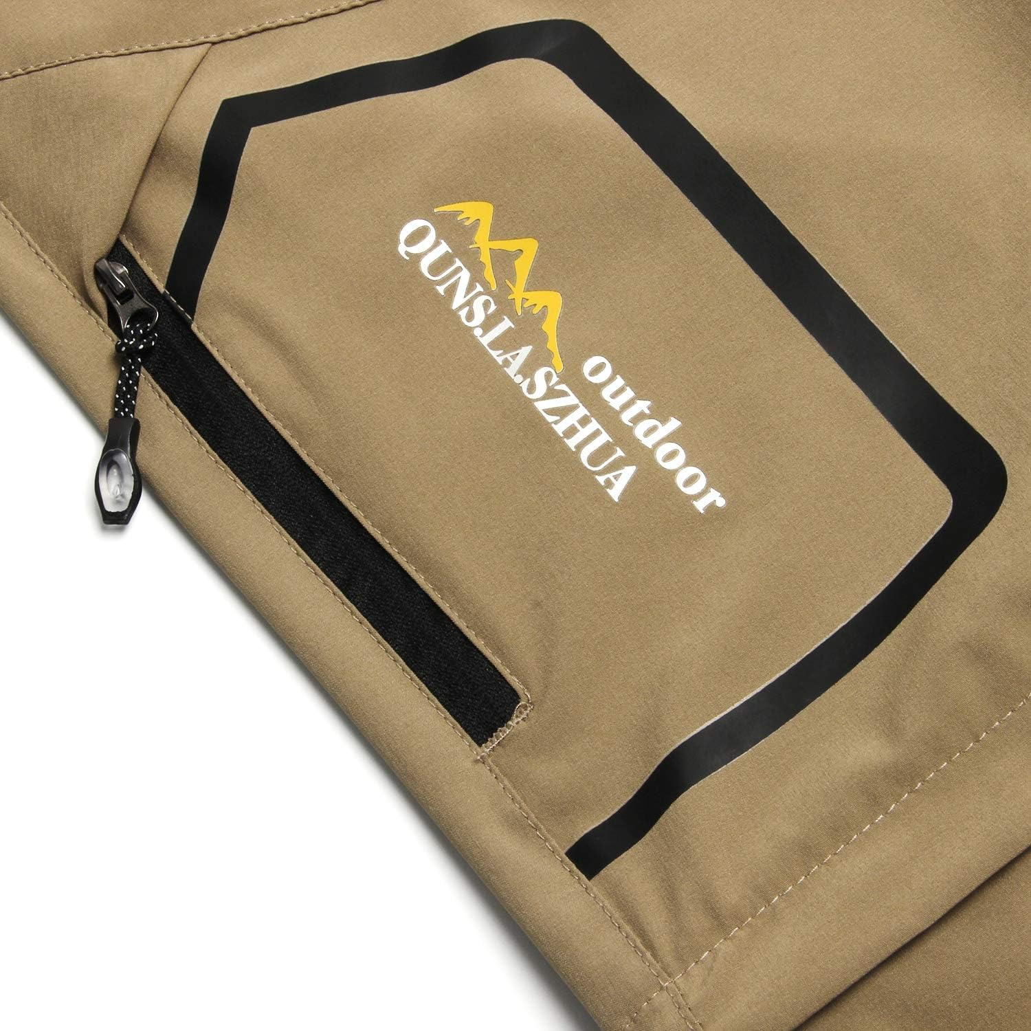 Pantaloni da uomo per attività outdoor, in due parti, smontabili, protezione solare, ad asciugatura rapida, pantaloni funzionali con cintura