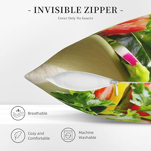 Miniatura 5 de EVANEM Fundas de almohada de pana de 20 x 20 pulgadas, fundas de almohada cuadradas coloridas para sala de estar, funda de almohada decorativa súper