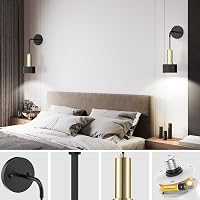 LABOREDUCER Elemes Fali LED Lámpa, 2 db Fekete, Távirányítóval, RGB + Meleg Fehér Színekkel, Időzítővel, Nappali és Hálószoba Világításhoz 7