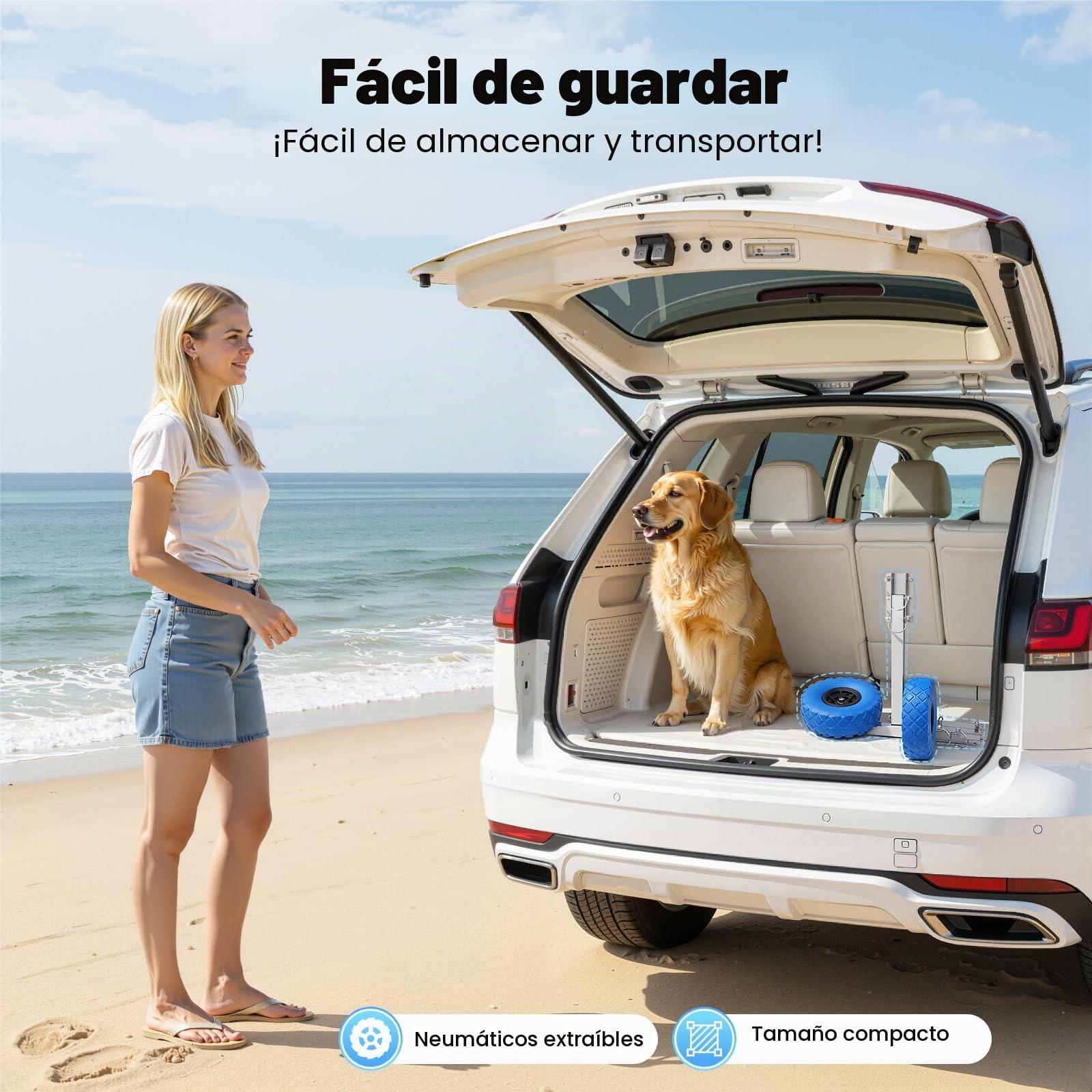 Ruedas para botes inflables, ruedas para botes neumáticos, carga máxima de 150 kg, ruedas de transporte de acero inoxidable, barco inflable, remolque, ruedas deslizantes para botes hinchables