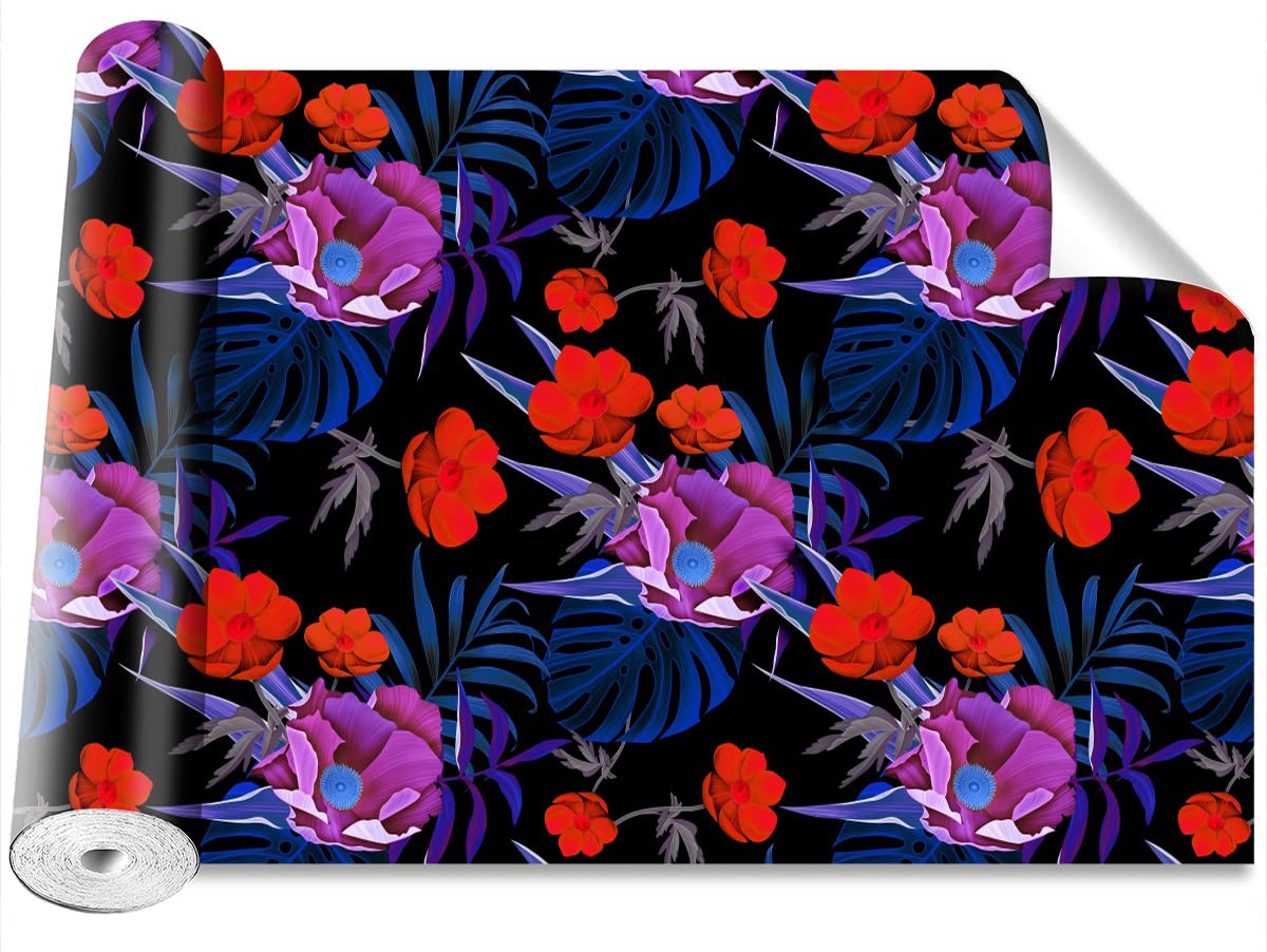 Papier peint fleurs tropicales moderne créez une ambiance jungle chic dans votre chambre