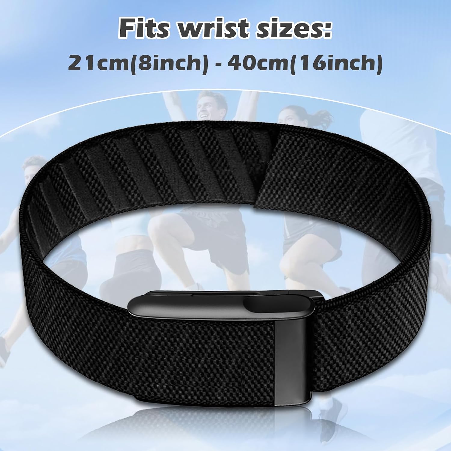 Nylon-Bicep-Bands for Whoop 5.0 One/Peak/MG/Life Elastic Band - Adjustable Breathable Replacement for Whoop 5.0 Arm/Ankle Bands,Soft,Durable(Not for Whoop 4.0) thumbnail