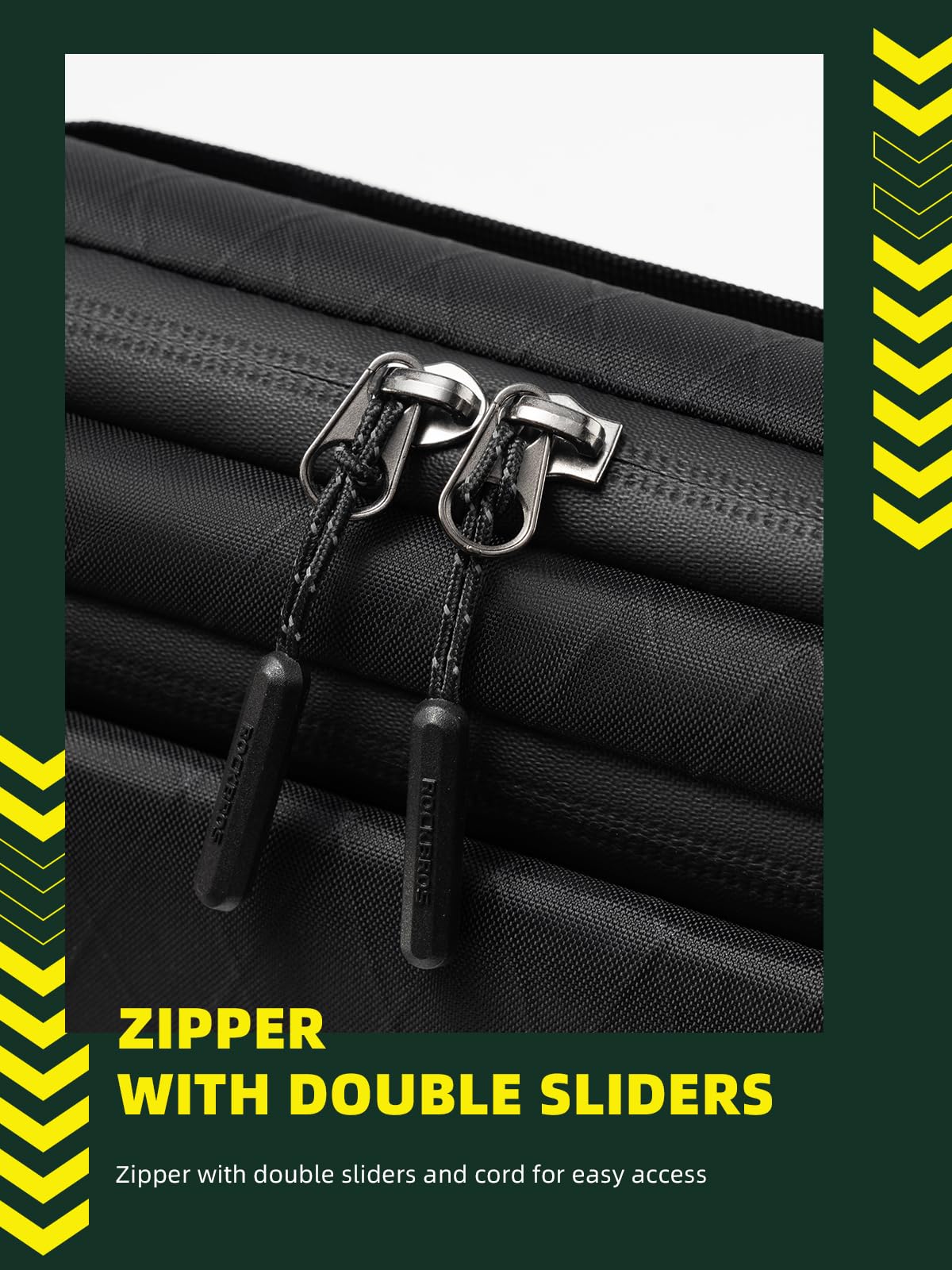 ROCKBROS Sac de guidon de vélo, grande capacité de 2,1 L, sac avant de vélo, sac de guidon à libération rapide, sac banane multifonction pour vélo, scooter, sac banane