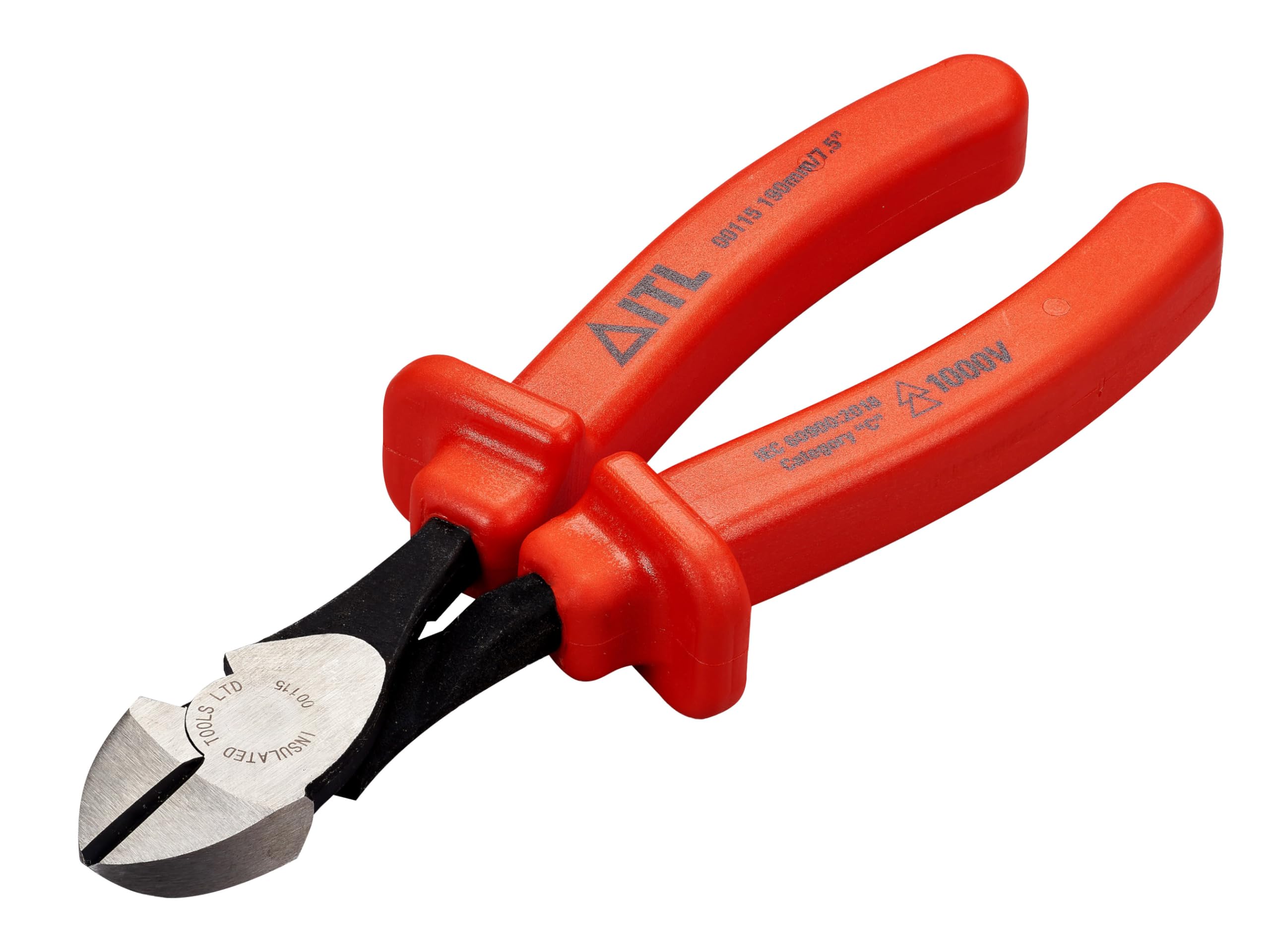 High Leverage Insulated Diagonal Cutters 190Mm For Live Line Applications 5052269001156