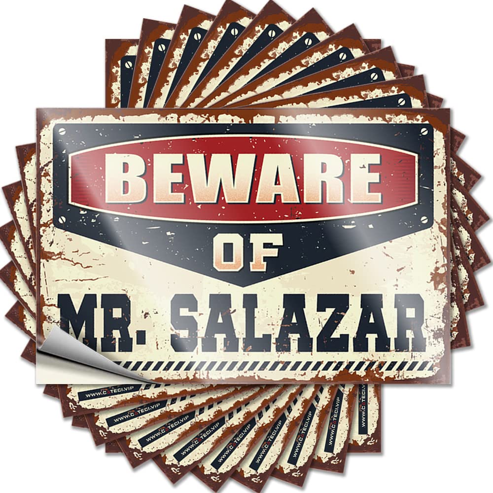 Beware of Mr. Salazar Spring Sweet - Tattoos Bottle Waterproof Decal(8X12CM)