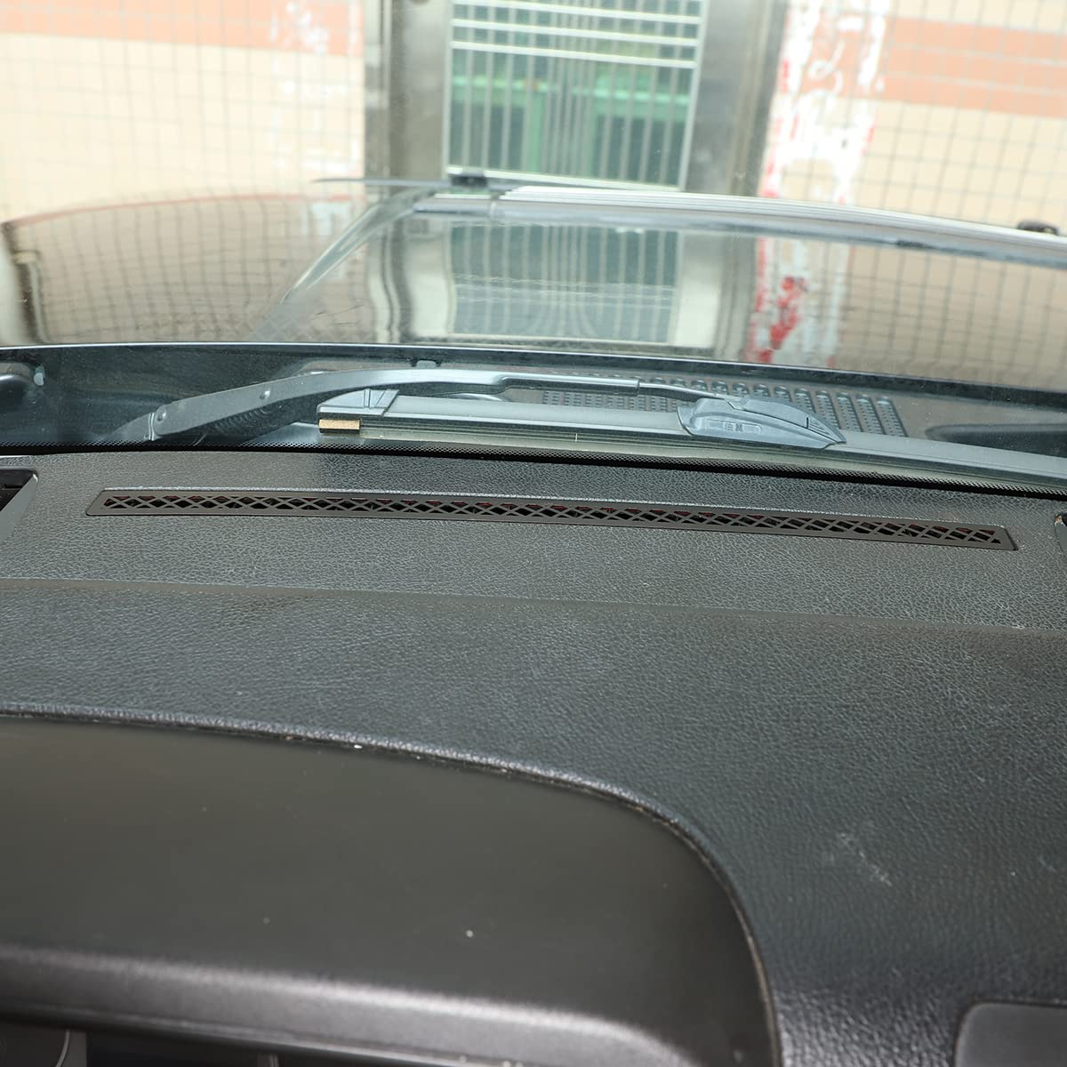 Dla Hummer H3 2005-2009 deska rozdzielcza samochodu ze stopu aluminium wylot powietrza zapobiegająca blokowaniu siatka pokrywa naklejka akcesoria do wnętrza samochodu