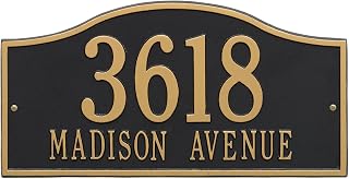 2 Lines Rolling Hills Address Plaque 18"L x 9"H