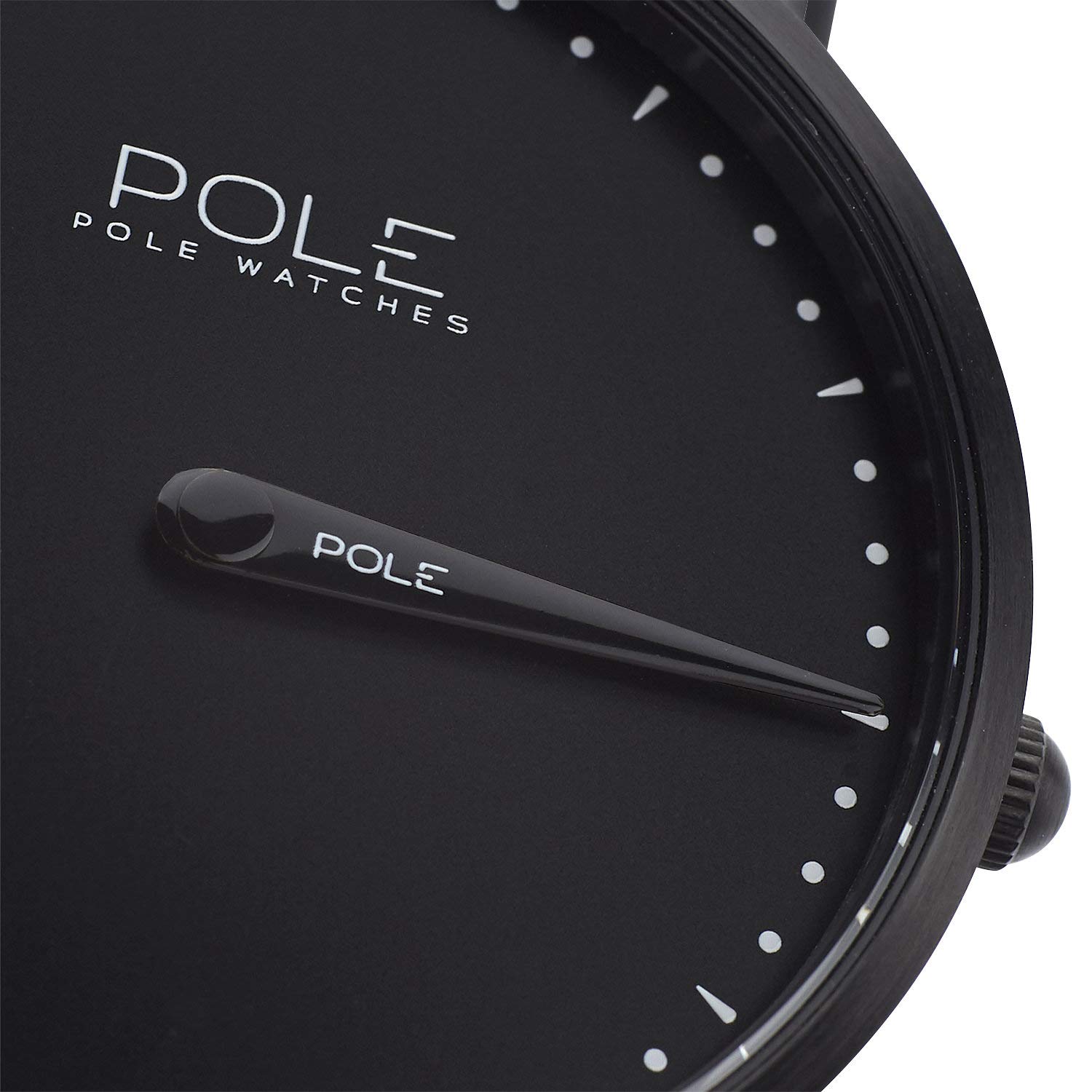 POLE Watches Reloj de Pulsera Analógico Monoaguja de Cuarzo para Hombre con Correa de Cuero | Modelo Classic
