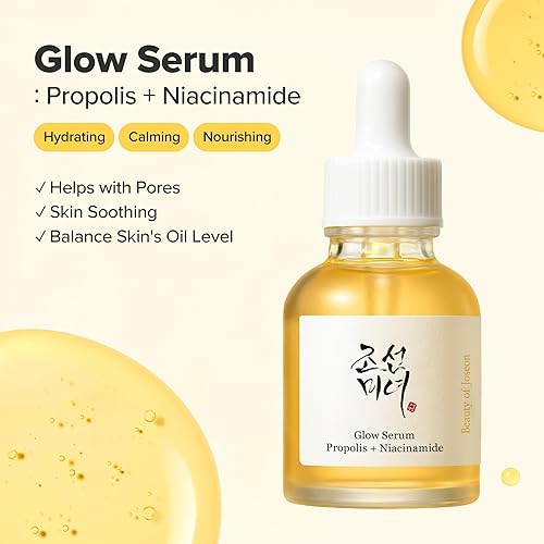 Miniatura 2 de Beauty of Joseon Suero Brillo Propolis y Niacinamida Hidratante Facial Suavizante para Tono de Piel Desigual Cuidado de la Piel Coreana 30ml 1 fl.oz