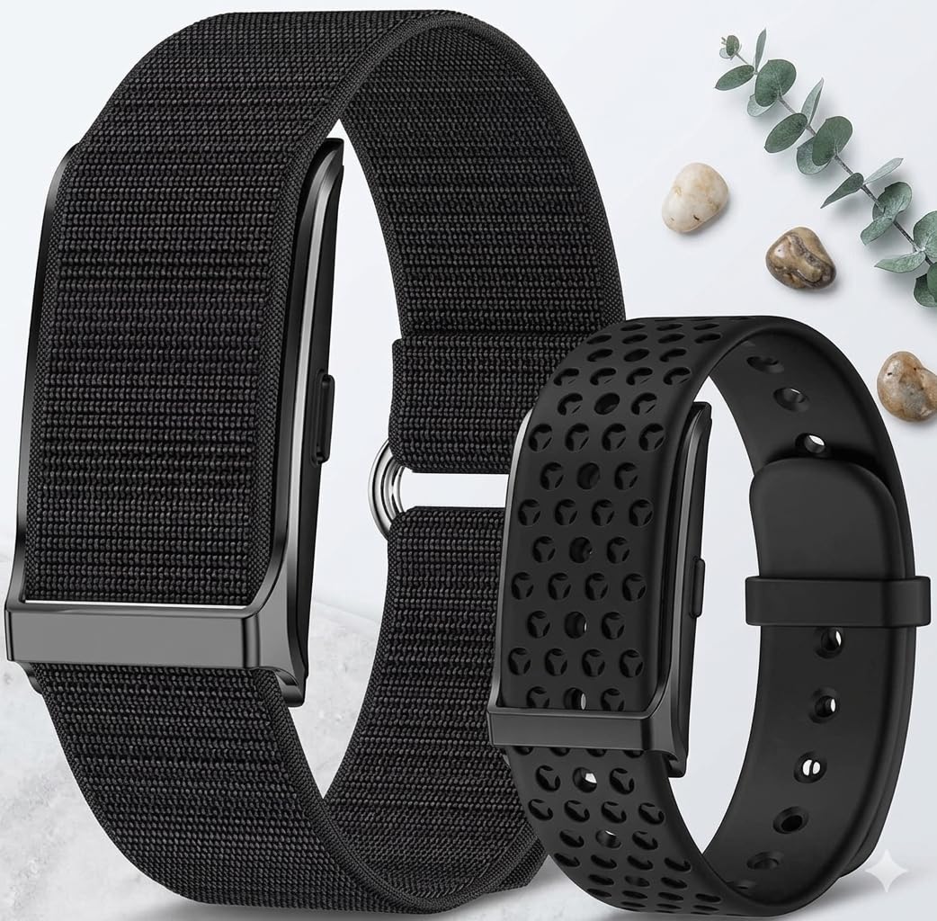 QSmart Health Band with 40 Days Battery Backup, Premium Black Design, Health Tracking, Android & iOS App Support-picture-33
