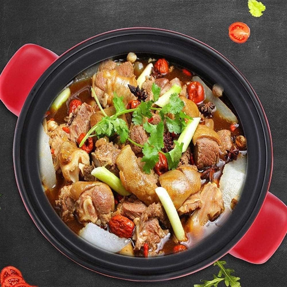 CeramicCasseroleEarthenPotStewPotCeramicCasserole-HighTemperatureResistance,DualNutrition,HealthyandDelicious,Capacity2,5L-Capacity