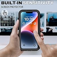Vista 8 de BEASTEK Funda impermeable para iPhone 14 Serie SRE IP68 magnética a prueba de golpes con protector de pantalla integrado y funda protectora MagSafe