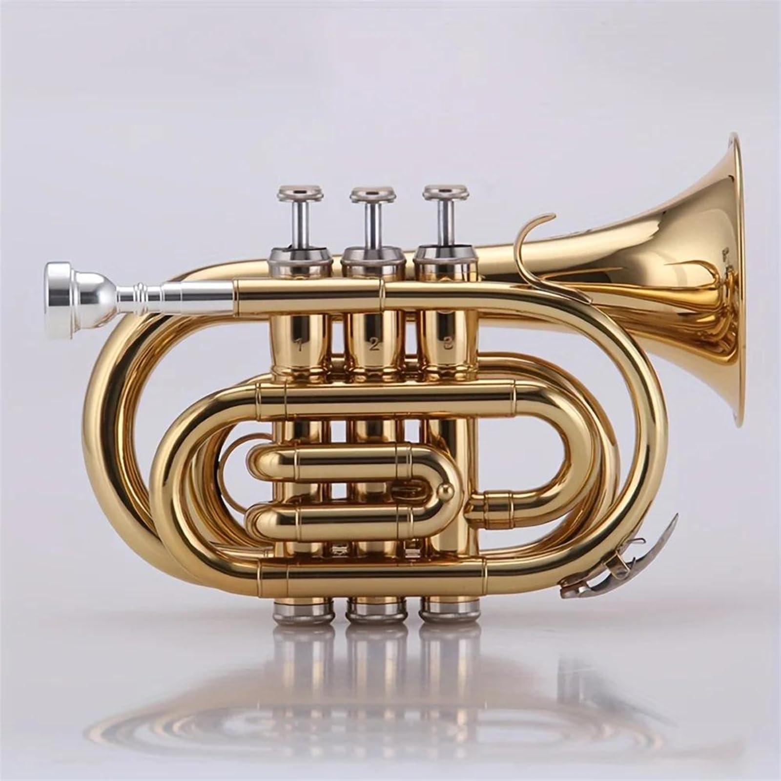 początkujących trąbka Trąbka Kieszonkowa Trąbka B-dur Numer Kieszonkowy Profesjonalna Trąbka Instrument Muzyczny Początkujący Przenośny